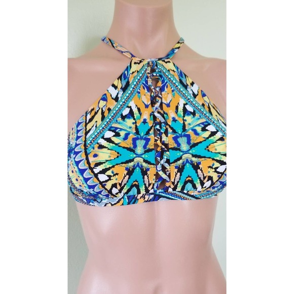 Bar III On the Monarchy high neck two piece bikini set size XS - Picture 2 of 5
